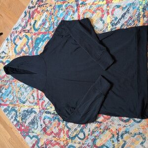 Aerie Offline Oversized Black Hoodie Size Small